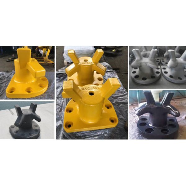 PIANC Standard Mooring Bollards Cast Steel 30 Tons For Dock Boat