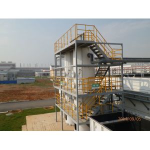 Quality Layered Cylindrical Activated Carbon Adsorption Tower Airflow Distribution wholesale