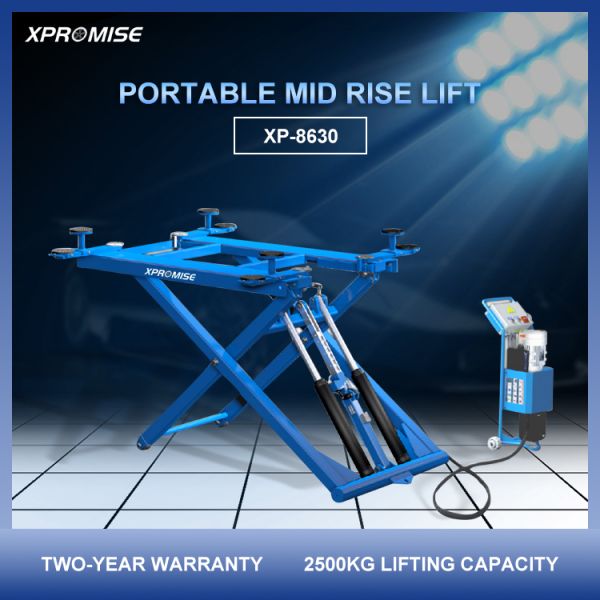 Portable Mid Rise Scissor Car Lift