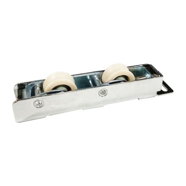 Oxidation Surface Sliding Door Rollers Zinc Nylon Material ODM
