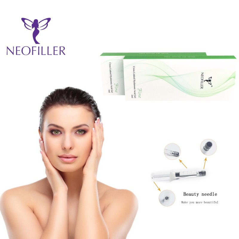 Facial Hypodermic Injection Cross Linked Hyaluronic Acid Dermal Filler For Longevity 9-12 Months