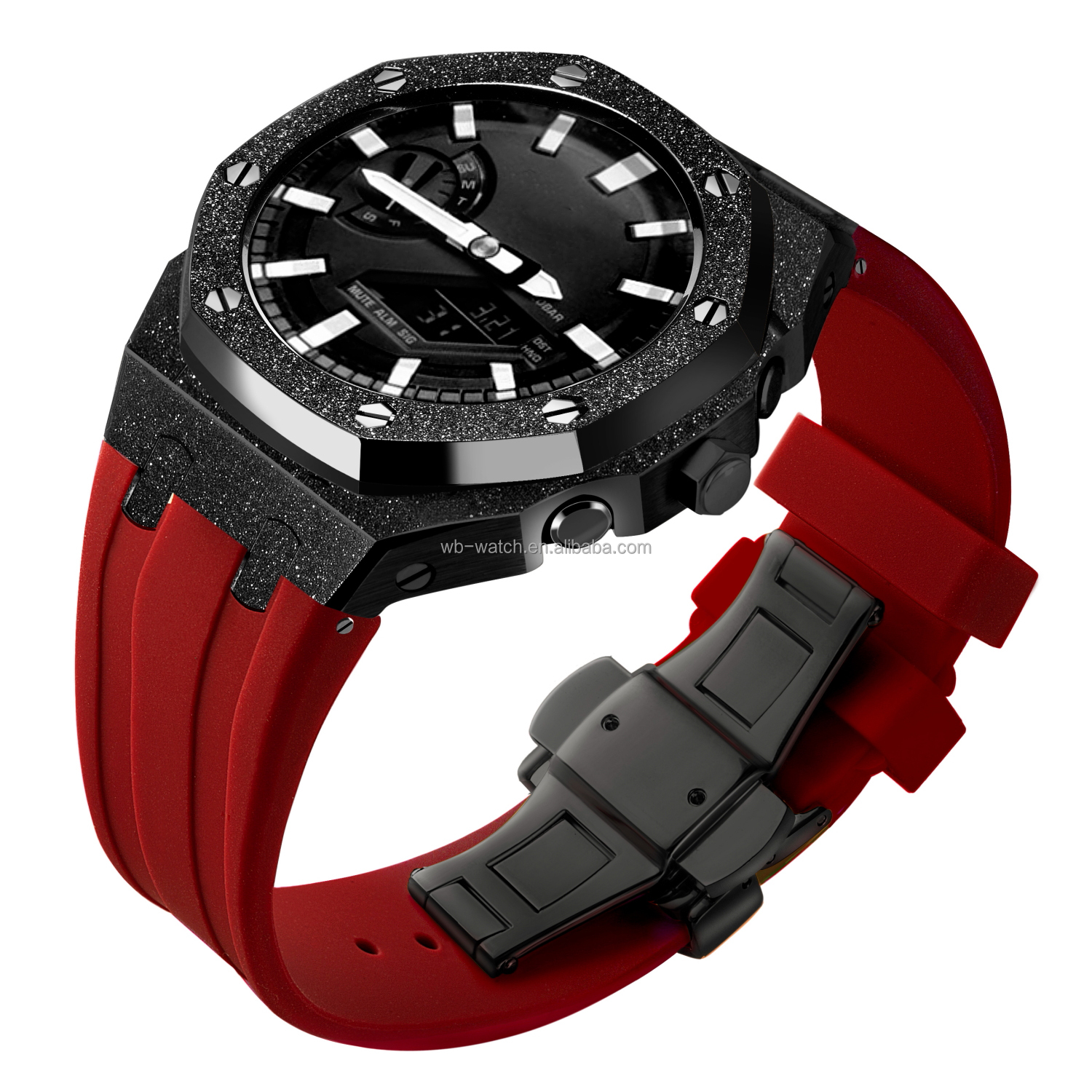 Casio Watch Modified Case Style Luxury Value Stainless Steel Band for G Shock GA2100