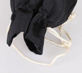 Black Drawstring Bags Wholesale with Acrylic of Eco-friendly Promotional