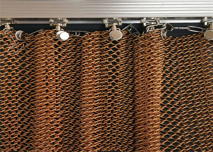 Spiral Wire Belt Stainless Steel Architectural Mesh For Building Facades