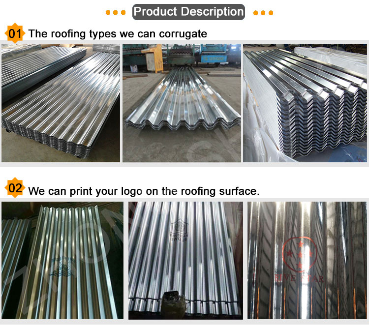 Roofing Tile Coating Types PE/PVDF/HDP/SMP Best Galvanized Steel Sheet ASTM DX51D 0.14mm-2.0mm for Your