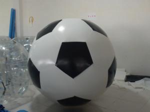 China PVC Tarpaulin Inflatable Footballs Inflatable Sports Games Inflatable 2 Meter Diameter Footballs on sale