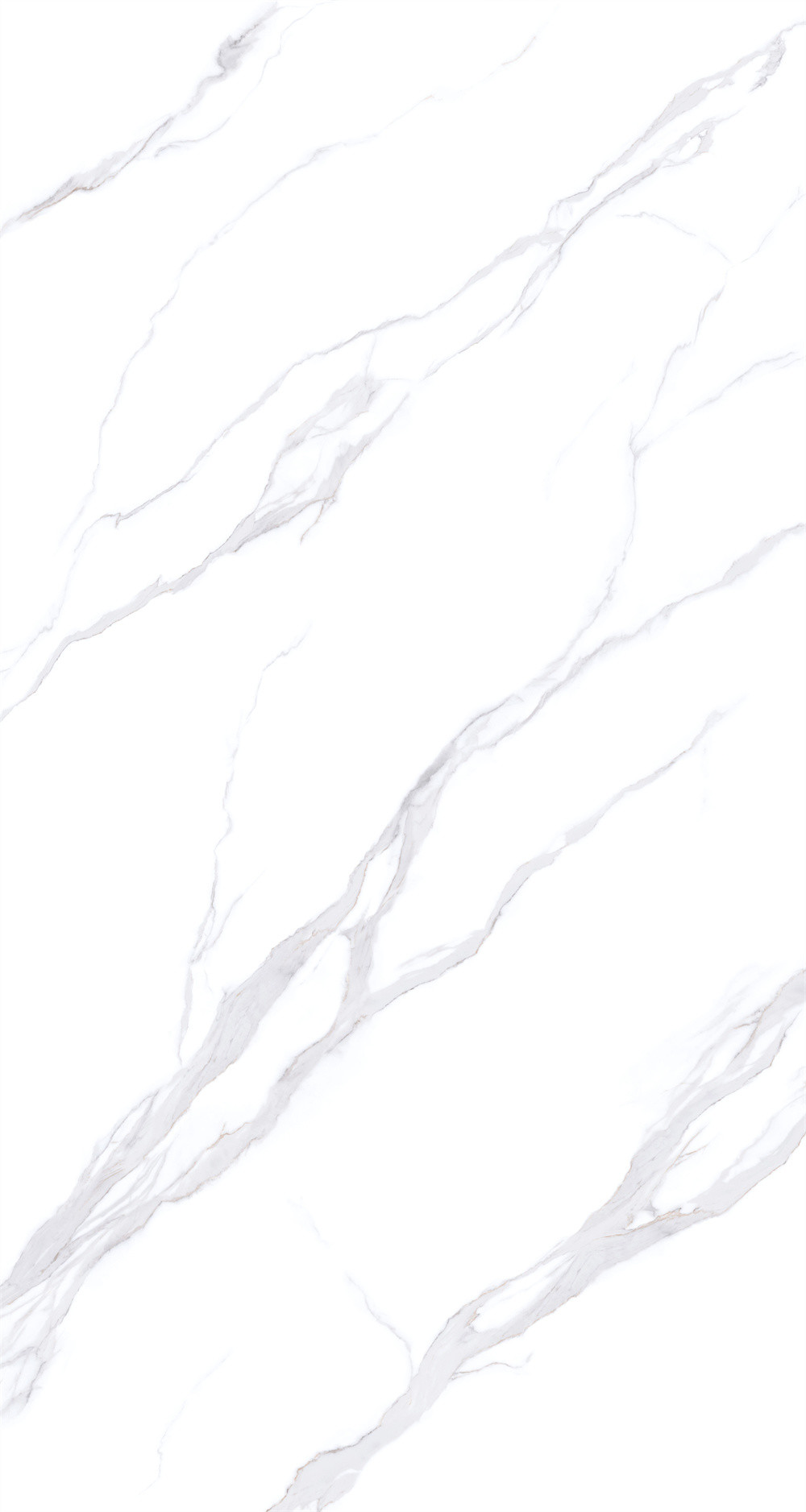 Carrara White Matte Sintered Stone Slabs 1420x2700mm AAA Grade