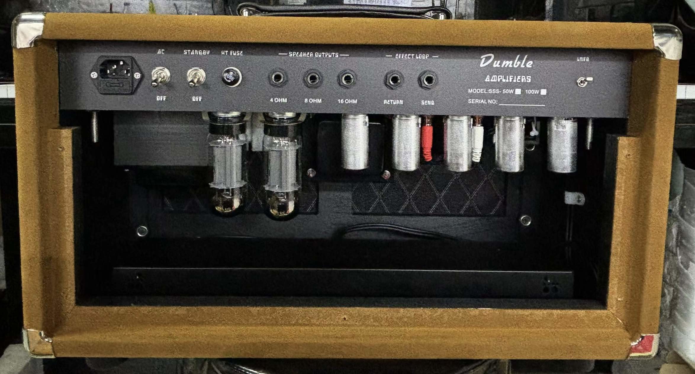 2024 HOT!!! Dumble #002 Version Clone SSS20-Steel String Singer SSS Tube Amp Head 20Watt in Suede Brown with Original Knobs
