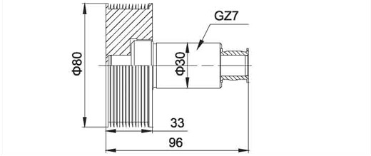 Resilient Mounting Series Spinning Machine Spare Parts For Saurer Autocoro