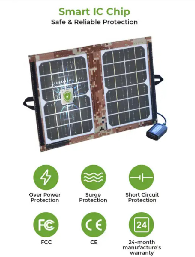 Mini outdoorFoldable Solar Blanket Panels For Camping Outdoor