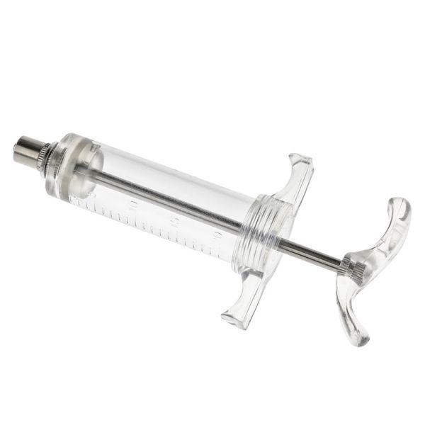 20ml Durable Veterinary Syringe for Animal Vaccination Plastic-Steel Material with UV Additive Ergonomic Design Ac