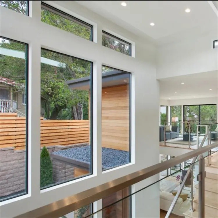 Quality High Security Aluminium Fixed Panel Window Sound Insulated Glass Window wholesale