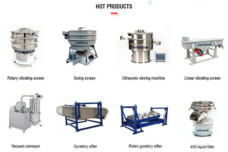 High Capacity Fine Powder Sieving Machine With 1 - 5 Layers And 0.1-20t/H Capacity