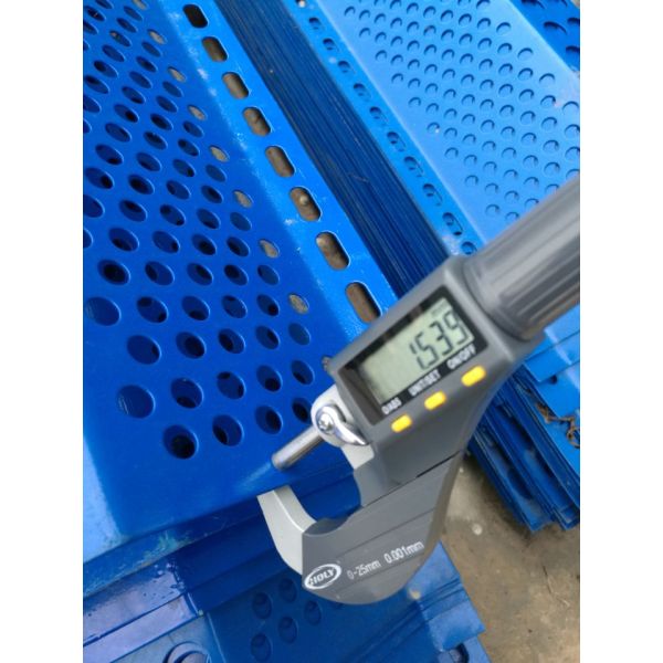 1.2mm Thickness Galvanized Steel Twin Peak Wind Resist Fence For Coking Plants