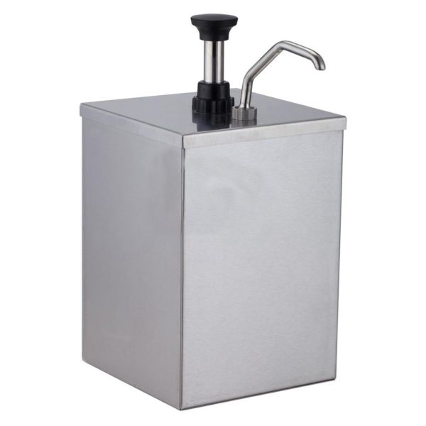 Stainless Steel Three Head Jam Squeezer, Three Bucket Sauce Dispenser Pump, Snack Bar Equipment