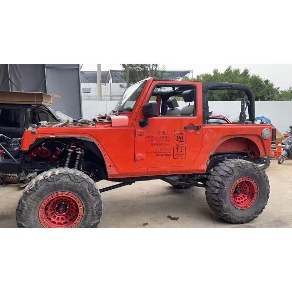 Double Coilover Suspension installation view 1