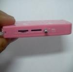3.5mm jack USB rechargeable mini radio speaker