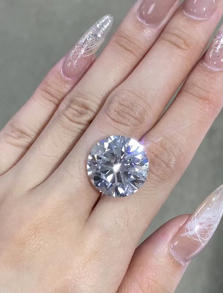 Certified Synthetic Diamonds Round Brilliant Cut Diamond 1-5CT Cvd white diamonds