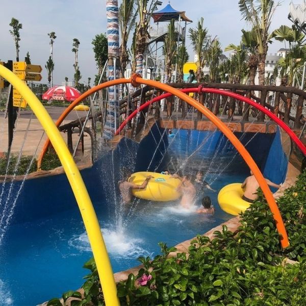 High Capacity Water Park Lazy River Artificial Water Stream New Condition