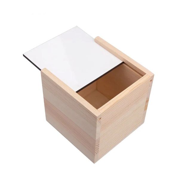 Diy Sublimation Pencil Wood Box Gift For Students Photo Pencil Box for heat transfer