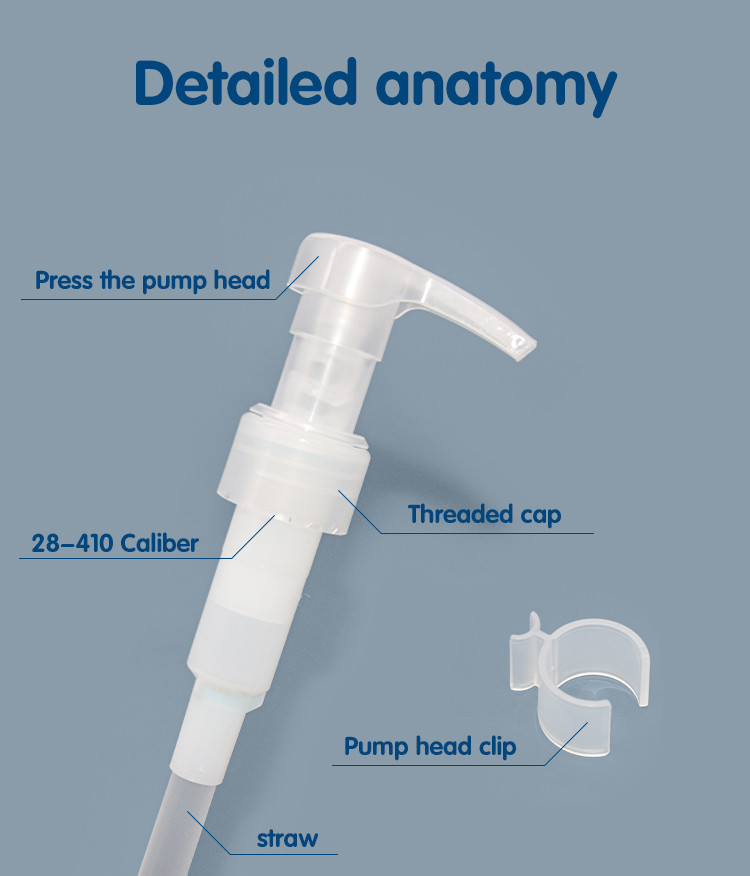 All PP Monopolymer Dispensing 4cc Lotion Pump 28-410 Closure Cosmetic Packaging