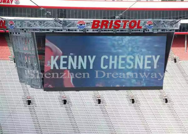 Cheap 8mm Pixel Pitch Stadium LED Display Digital Signage Panel Full Color 1/4 Scan for sale