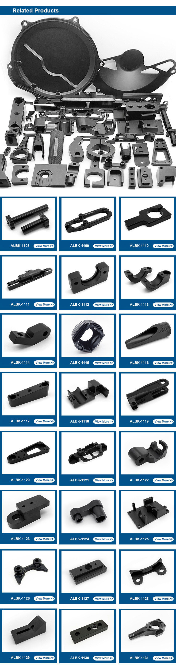 CNC machined components