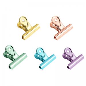 China Multi-color Office and School Stationery Promotion Metal Binder Clip with Custom Clip on sale
