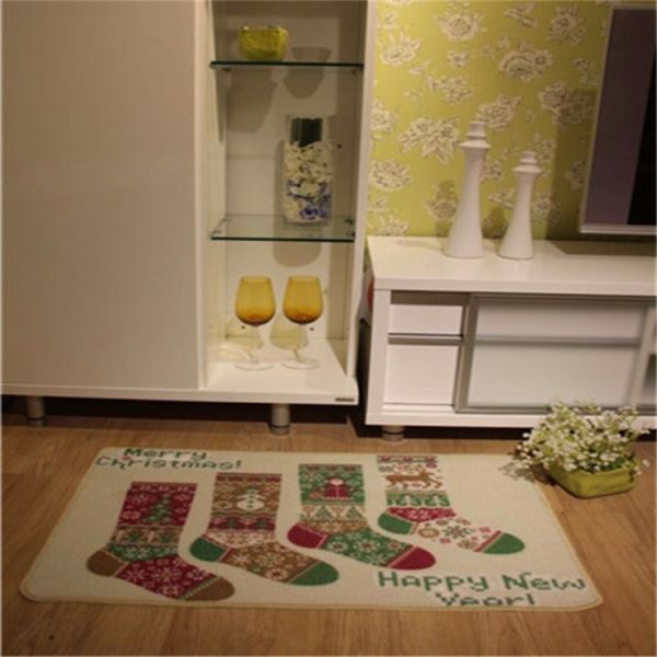 2016 new cartoon Christmas tree design kids play rug mat