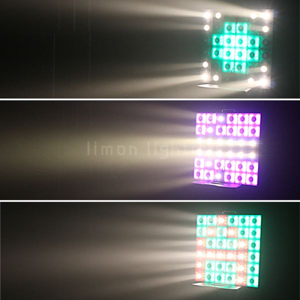 6x6 36pcs 3w Warm White Pixel Control Gold Led Matrix Beam Bar Effect Light