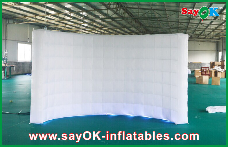 Party Decoration Inflatable Wall Durable Inflatable Wall Panels With Internal CE Blower , 3 X 2 X 2.3m