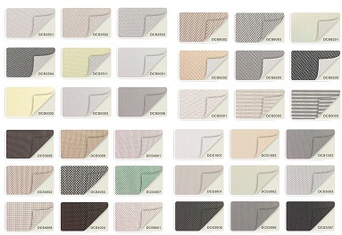 Sunscreen Windows Shades Blinds with Fabric Panel Sliding