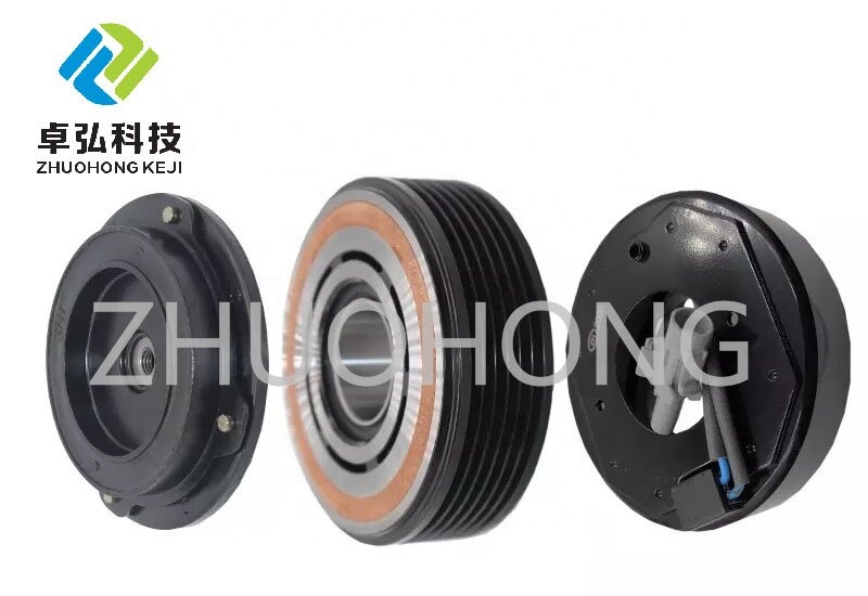 6PK 110MM 12V Auto AC Compressor Pulley Clutch Kit for BMW X3 2004-2019 Durable Design