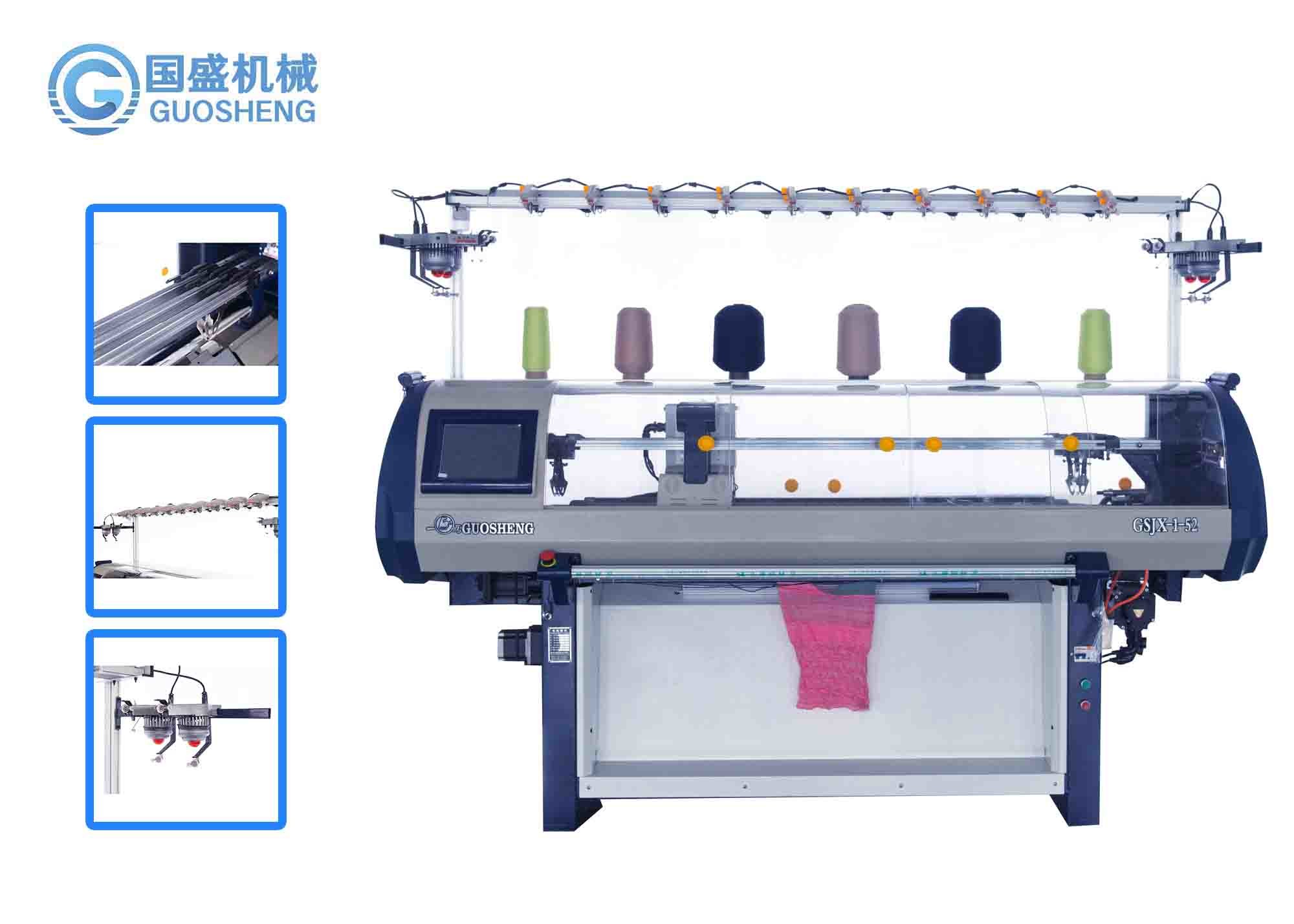 14G Sweater Collar Knitting Machine Fully Jacquard Sweater Manufacturing Machine