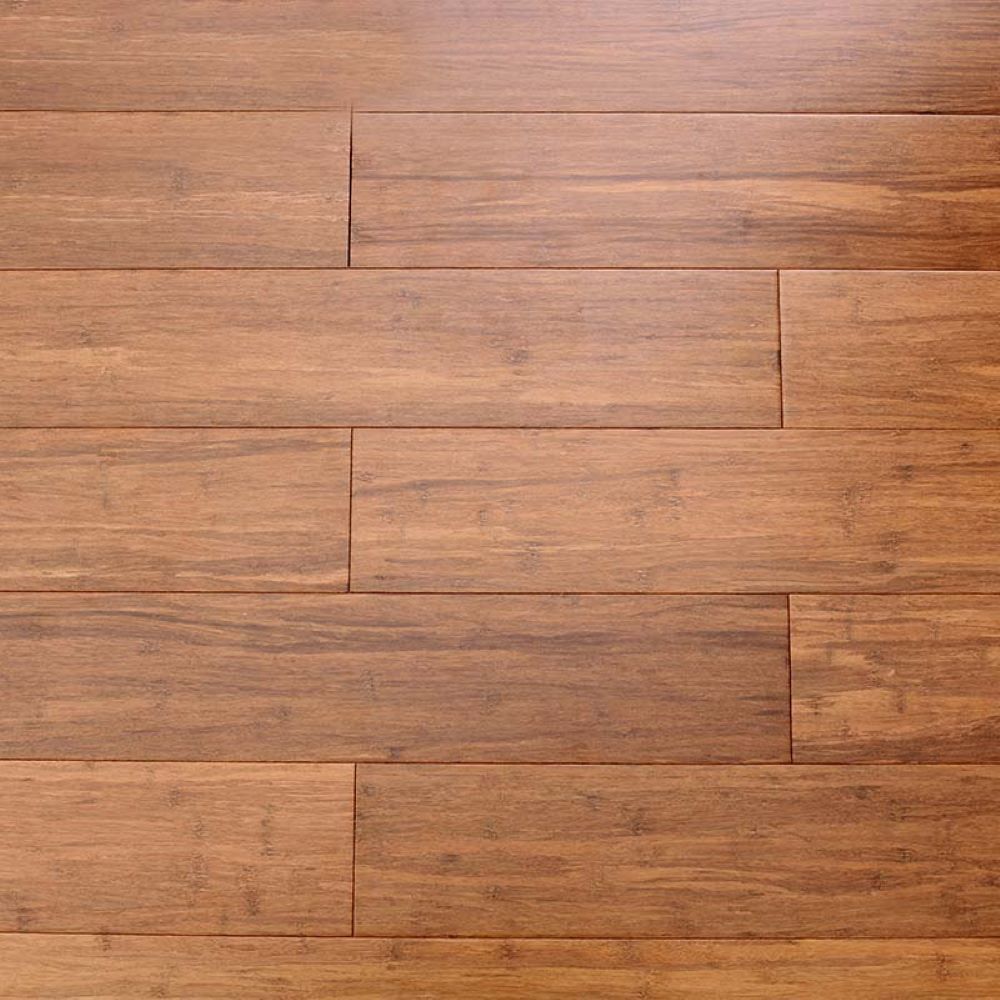 Thick Waterproof Engineered Strand Bamboo Flooring Flooring DIY Self Install