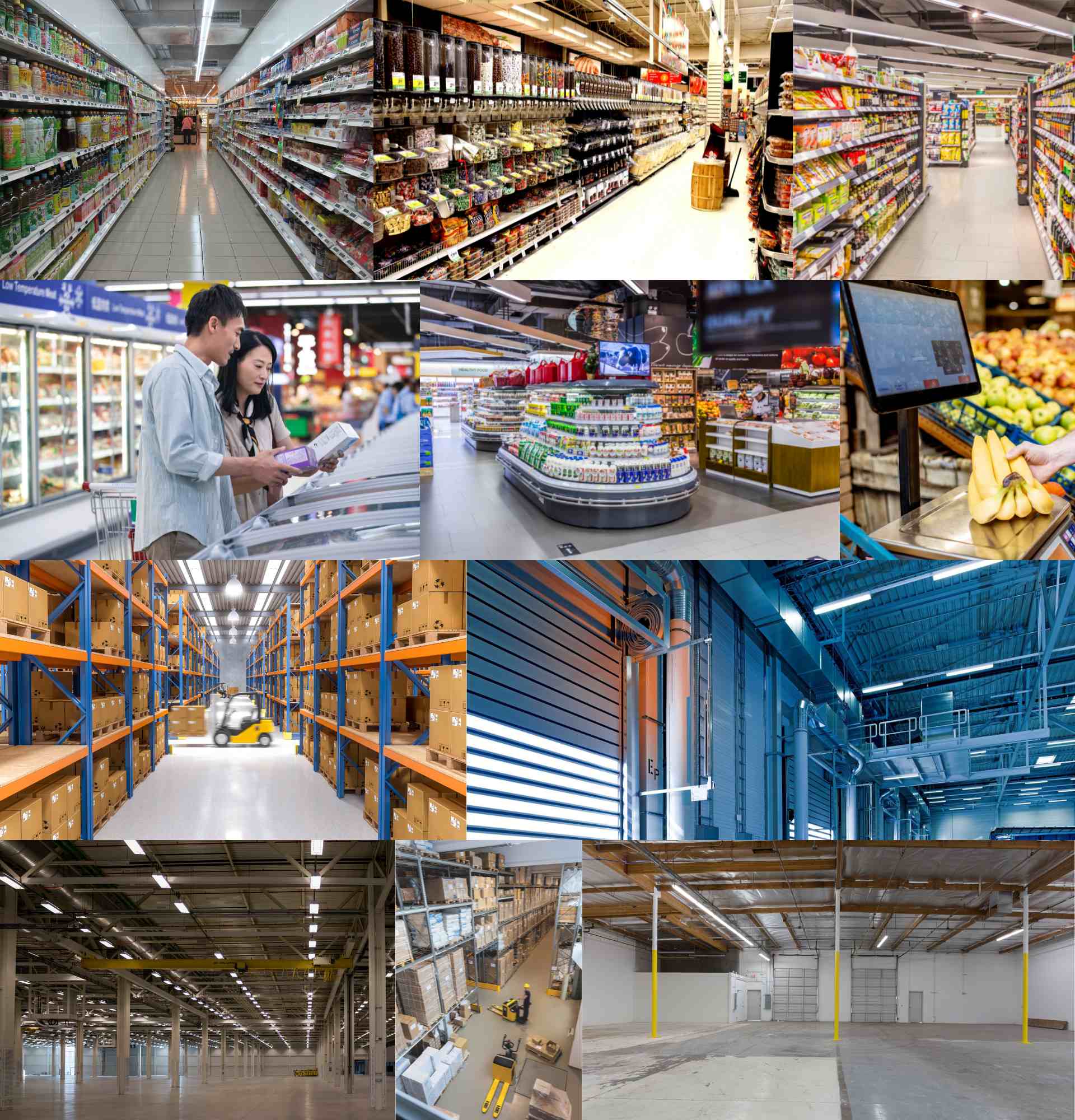 LED High Bay Light Linear Outdoor Indoor Lighting 50W 100W 150W 200W For Supermarket And Plant