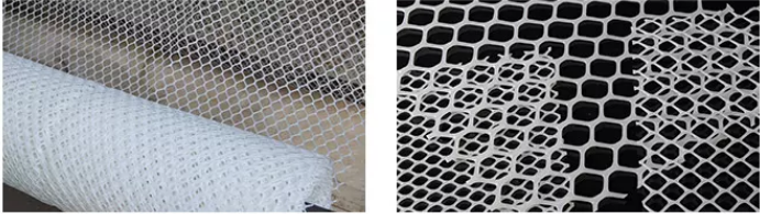 50mm Opening Hard Plastic Mesh Grid Polypropylene
