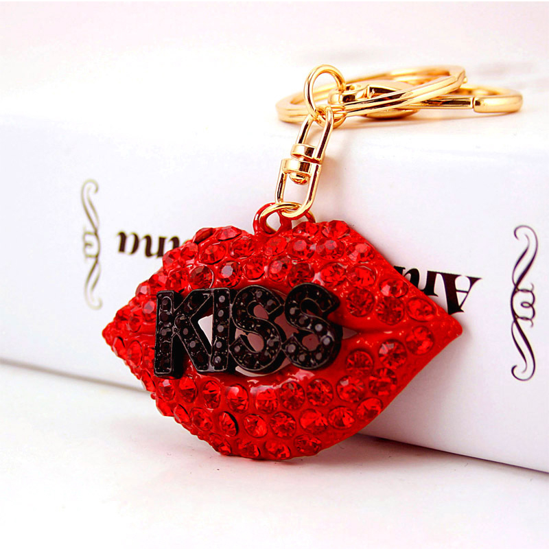 Diamond Designer Key Rings For Women ODM Available 16mm Thick