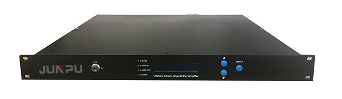 Erbium Doped Fiber Amplifier 1550nm 23dbm 1 Outputs SC APC 2 Power Supply