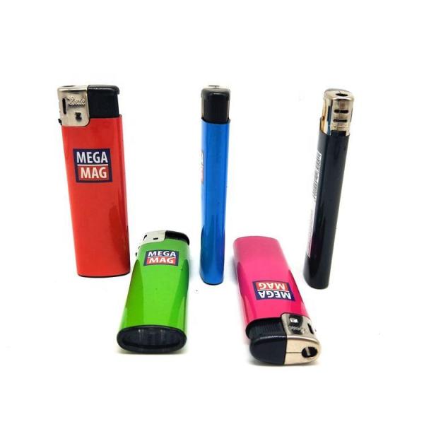 Customized Solid Color Stickers Cigarettes Lighter Model NO. DY-818 Customized Request