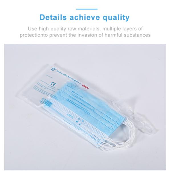 Waterproof and dustproof disposable surgical masks disposable medical face mask