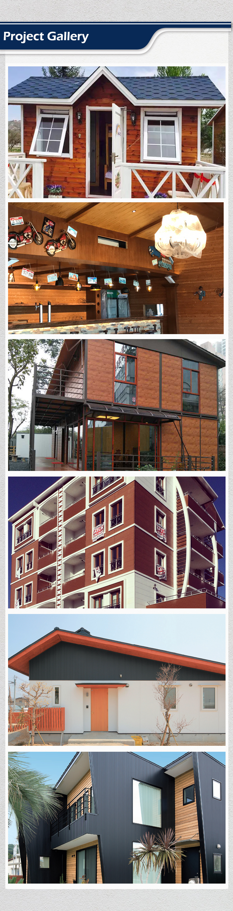 Lightweight Metal Exterior Siding Panel in Modern Design Style for Wall Cladding
