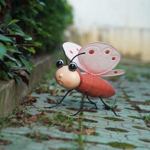 Quality Colourful Metal Bee Garden Ornaments Multiple Metal Bee Yard Art Customized wholesale