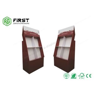 Quality Offset Printing Cardboard Pop Displays Custom Made Varnish Coating wholesale