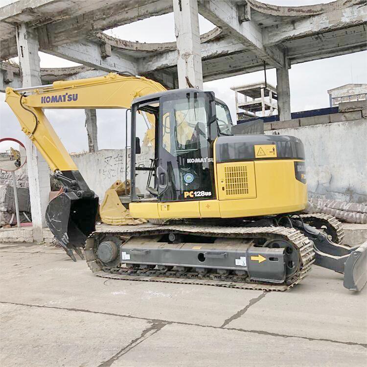 Good Health Original Color Komatsu PC128US Excavator with Blade 13 Ton Made in Japan