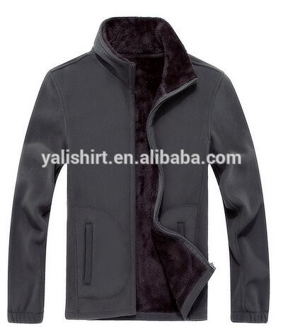 High quality plain custom cheap winter fleece jacket wholesale