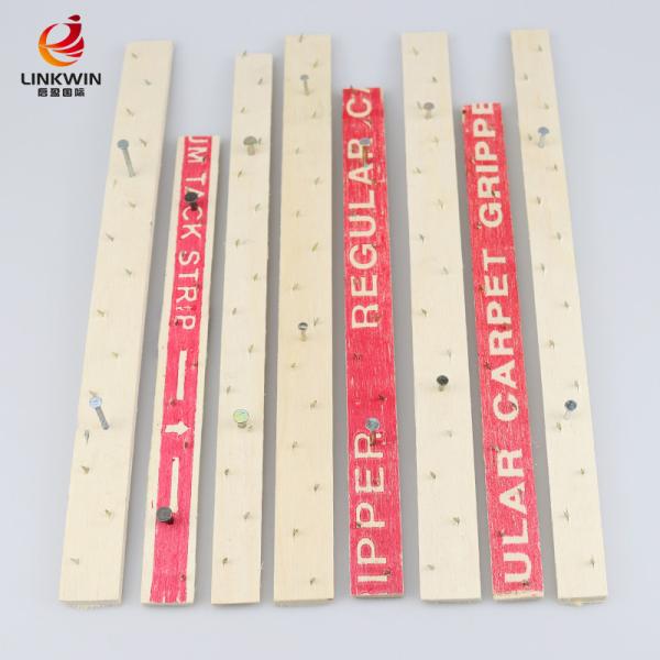 6.3mm 5.8mm Wooden Carpet Grippers Easily Assembled 7/8''