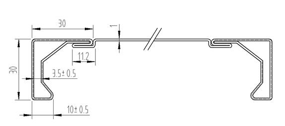 Duplex PDF Duct Flange Roll Former, PDF3 Flange Roll Former, PDF -3 integral duct flange
