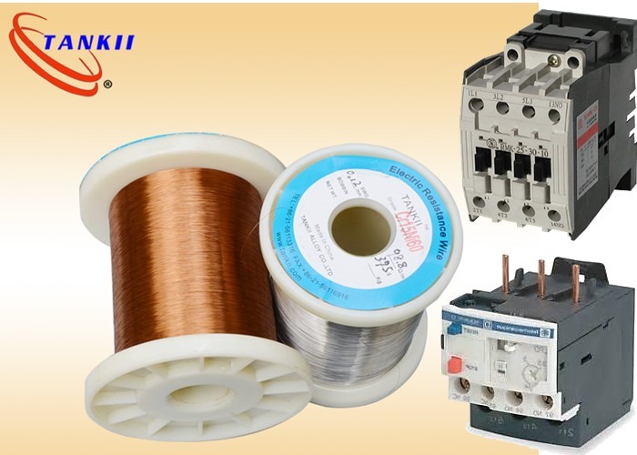 0.6mm CuNi30Mn Copper Nickel Alloy Wire , Copper Nickel Strip for Thermal Overload Relay