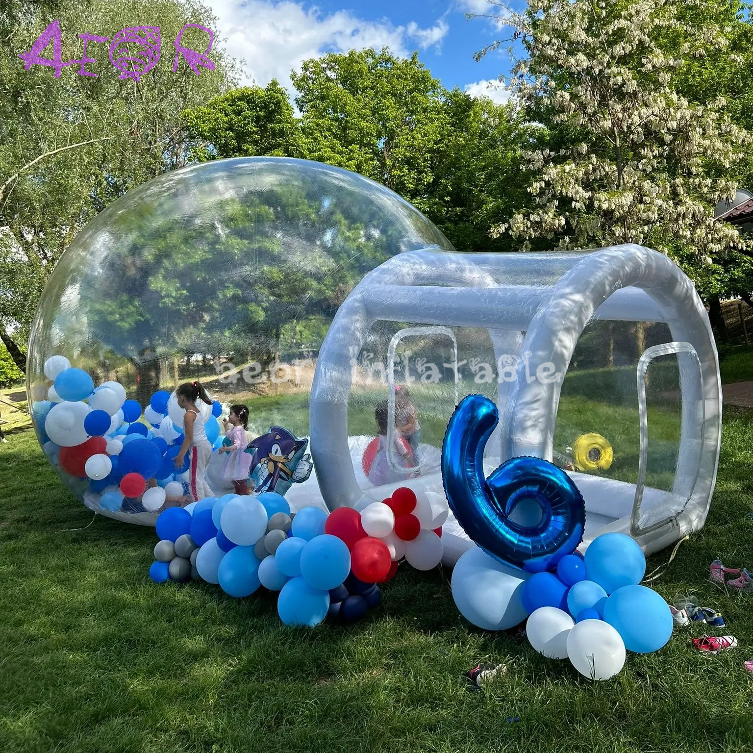 Commerical Inflatable Bubble House Parties Decor Transparent PVC Dome Balloon